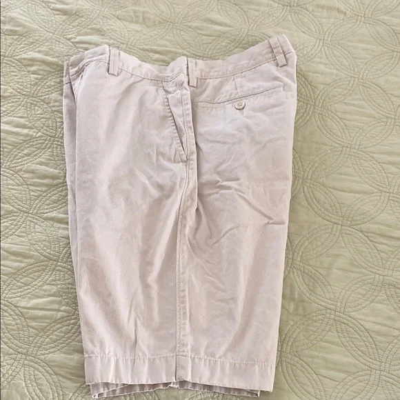 J. Crew Men's Tan Flat Front Shorts - Picture 4 of 10